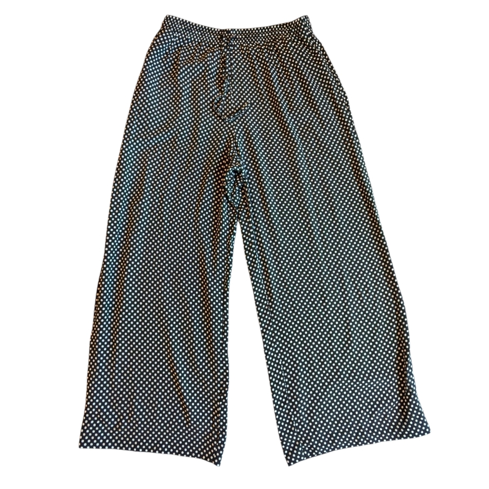 Vintage Rena Rowan for Saville Polka Dot Pants | Size 12 | Wide Leg 90s
